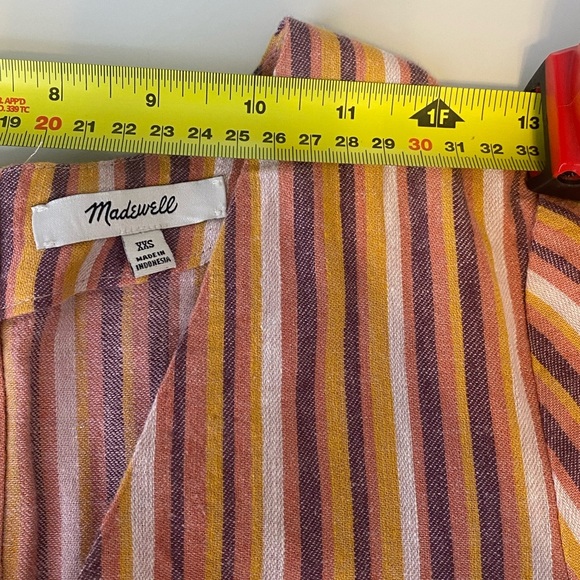 Madewell Orange Brown Sheath Midi Dress - Picture 7 of 12